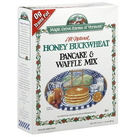 Maple Grove Farms Honey Buckwheat Pancake & Waffle Mix, 24 oz, (Pack of (The Best Buckwheat Pancakes)