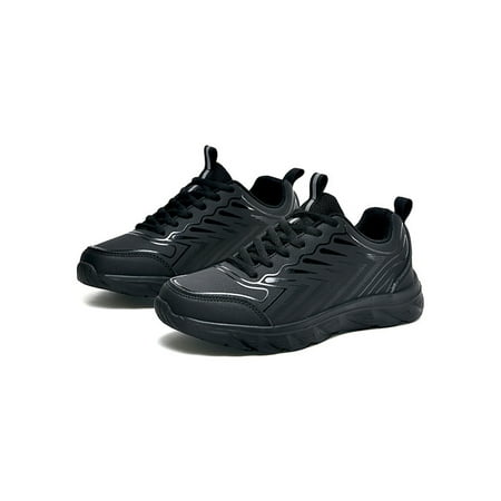 

Ferndule Women Casual Shoes Color Block Sport Sneakers Plush Lining Running Shoe Non-slip Anti-Collision Athletic Sneaker Gym Trainers Round Toe Lightweight Black 6