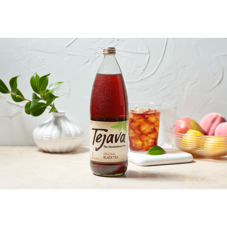 Tejava, Black Tea Unsweetened, 1 Liter, 33mg Caffeine - Walmart.com