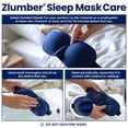 thumbnail image 4 of ZLUMBER Eyemasks for Sleeping 3 Pack - Eye Sleep Mask & Blindfold for Sleeping Men Women, 100% Blackout 3D Contoured Face Mask Sleep, Night Masks for Sleeping Men Side Sleepers, Adjustable, 4 of 9