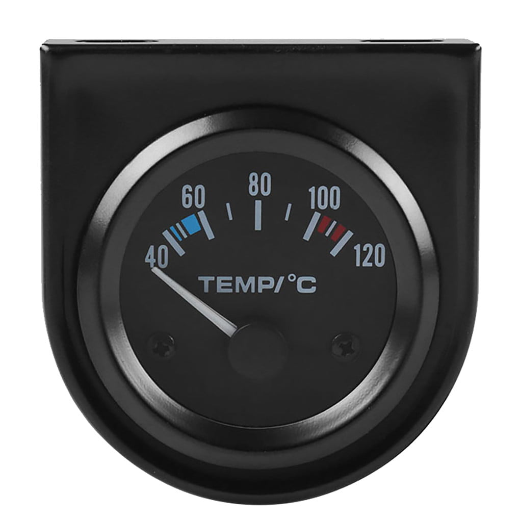 Water temp gauge instrument interior dash panel white light led dsplay 52mm 2"