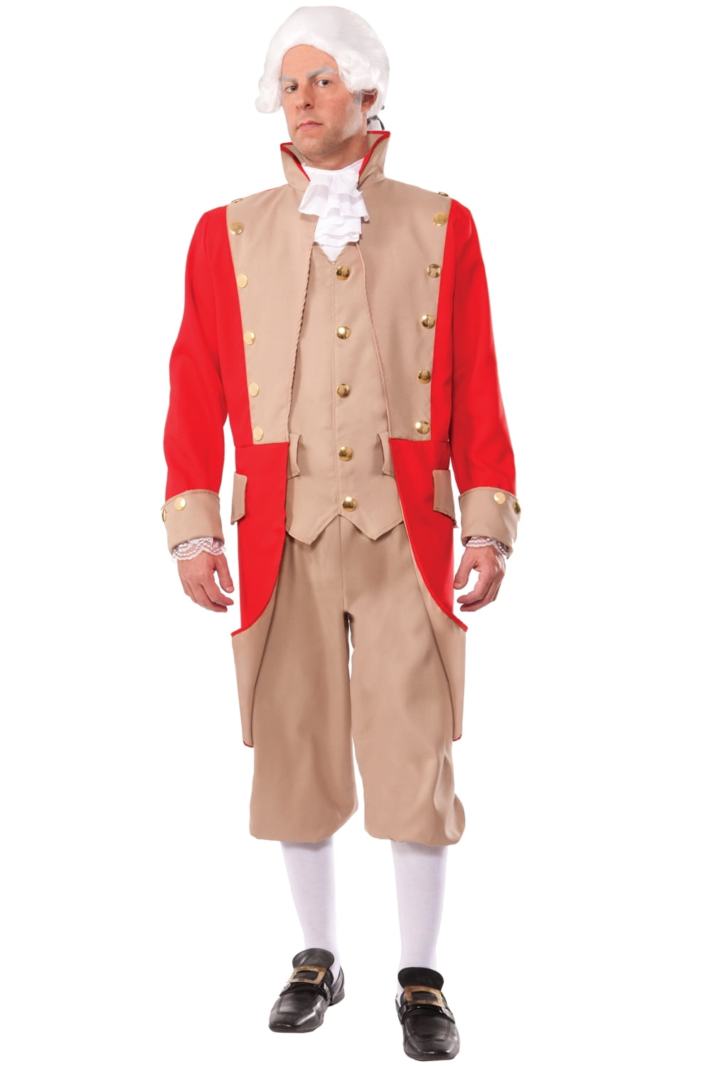 Adult Mens American Revolution Colonial British Red Coat Suit ...