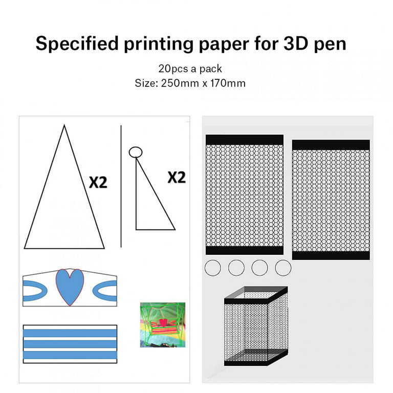 3D Printing Pen Drawing Templates,3D Printer Drawing Molds,3D Pen Painting  Graffiti Template,Printing Paper Painting Graffiti Template for 3D Pen Kids