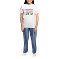 thumbnail image 4 of CafePress - Nice Ish Pajamas - Women's Short Sleeve Print T-Shirt and Pants Light Cotton Pajama Set, 4 of 7