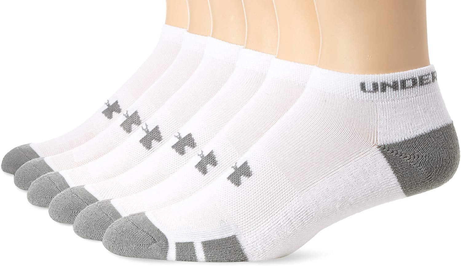 under armour white ankle socks
