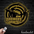 thumbnail image 2 of Handmadetneonsign Archery Metal Wall Art, Archery Metal Sign Wall Decor, Archery Metal Wall Decor, 2 of 5