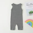 thumbnail image 4 of Toddler Kid Jumpsuit Pants Clothes Infant Baby Boys Girls Sleeveless Stripe Print Romper Jumpsuit Summer Jumpsuit For Girls Boys, 4 of 9