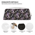thumbnail image 4 of Uemuo Snake And Floral1 Printed Leather Pencil Case, Pencil Pouch, Portable Pencil Bag, Pen Case for& Office, 4 of 7