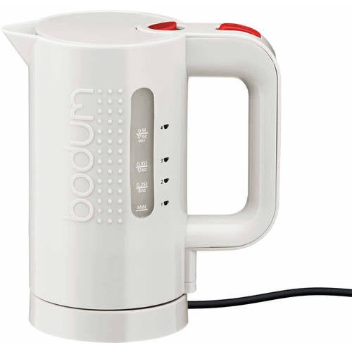 Bodum Bistro Electric Water Kettle, 17 Ounce, White