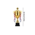 thumbnail image 2 of Mecorevxz Trophy Cup - Large Trophy,Gold Award for Sports,Tournaments,Competitions,Soccer Football League Match Trophy,Other Teamwork Award(A), 2 of 7