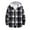 Gray, variant on CHEEREAM Men's Plaid Hoodie Flannel Shirt Jacket Casual Button Down Long Sleeve Lightweight Regular Fit Hooded Shacket Jackets Gray S