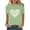 Green, variant on DailyTrove Women's Green Heart-Shaped Clover T-Shirt - Short Sleeve Casual Tee, Festive for St. Patrick's Day & Daily