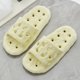 thumbnail image 3 of Zapatillas de hombre para el hogar, novedad de verano, zapatillas de baño, sandalias con fugas de raíz de loto, sandalias de celebridades de Internet, estilo popular de hotel, 3 of 5