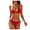 Red, variant on Elainilye Fashion Womens Bathing Suits Solid Bikini Swimsuits Strap Bikini Deep V Sexy Split Swimsuit Beachwear,Black