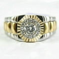 thumbnail image 5 of 2Ct Round Cut Lab Created Men's Engagement Ring 14K Two Tone Gold Plated, 5 of 5