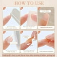 thumbnail image 6 of 24Pcs Press on Nails Short Almond Fake Nails Cute Easter Rabbit Acrylic Nails False Stick on Nails Cute Full Cover Artificial Nails for Women Decoration, 6 of 6
