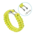 thumbnail image 4 of Uxcell Survival Paracord Bracelets, Multi-purpose Paracord Cord Bracelet, Light Green, 4 of 5