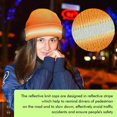 thumbnail image 2 of LAICAIW Tuque en Tricot Réfléchissante Bonnets de Sécurité Adulte Tuque Haute Visibilité Néon Bonnets d'Hiver en Tricot avec Bande Réfléchissante, 2 of 6