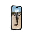 thumbnail image 5 of UAG iPhone 15 Case 6.1" Pathfinder Clear Ice/Silver Built-in Magnet Compatible with MagSafe Charging Rugged Transparent Dropproof Protective Cover by URBAN ARMOR GEAR, 5 of 9