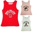 thumbnail image 3 of Cool Island Girls Cotton Sleeveless Jeweled Shirt Top 9625-5 (red), 3 of 3