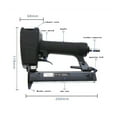 thumbnail image 3 of Pneumatic Nail Gun, Woodworking Iron Woven Furniture Aluminum Tube 6MM, Narrow Crown Stapler Rivet Tool 10-25MM Nail 425K ,Power Tools, 3 of 6