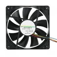 thumbnail image 1 of Ventilador NikouMX 12CM 12V 0.72A 4Pin PWM de enfriamiento Control de velocidad de temperatura, 1 of 8