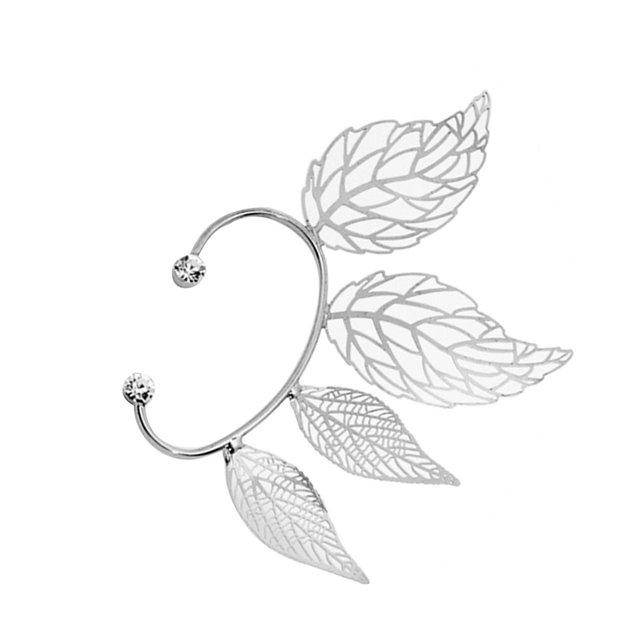 Jumpingount Clip de oreja para niñas, pendiente elegante estético, clip para la oreja para banquete de novia, joyería para cumpleaños y Type3 NO3