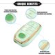 thumbnail image 3 of Funda para llave Fob compatible con Toyota RAV4 2001-2022, suave TPU verde 3 botones remoto sin llave Smart Key Fob funda protectora, 3 of 7