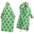 thumbnail image 3 of Blanket Hoodie Oversized Wearable Blanket Sweatshirt Cute Cartoon Printed Hooded Blanket with Giant Pockets Warm Cozy Wearable Hooded Blankets for Adults Men Women, 3 of 9
