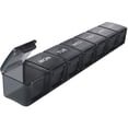 thumbnail image 1 of Extra Large Weekly Pill Organizer, Xl Vitamin Pill Organiser(black), 1 of 5