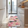 thumbnail image 4 of Bernese Mountain Dogs with Pioneer Flower Kitchen Rug Mat,Kitchen Runner Rugs Non Skid Washable,Decorative Kitchen Floor Mats for Kitchen,Sink,Laundry,17"x47.2", 4 of 7