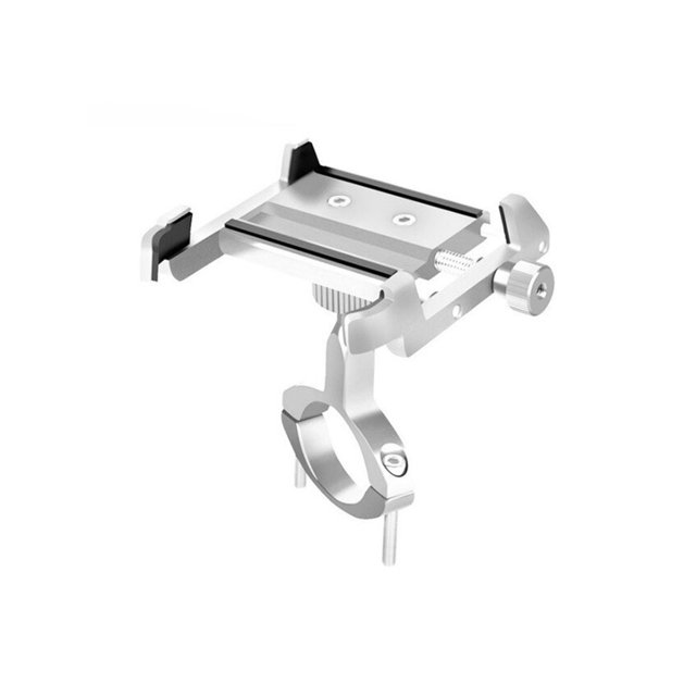 Greeniant Soporte para teléfono móvil de bicicleta de montaña Soporte de soporte extensible universal Ciclismo Plata