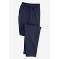 thumbnail image 4 of Woman Within Plus Size 7-Day Straight-Leg Elastic-Waist Stretchy Knit Pant, 4 of 6