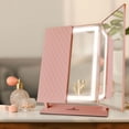 thumbnail image 2 of Impressions Vanity Trifold LED Tri Tone Makeup Mirror,360 degree Tilt and Dimmable Lights (Rose Gold), 2 of 6