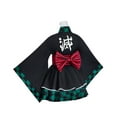thumbnail image 4 of Green Checkered Kimono Maid Dress, 4 of 7