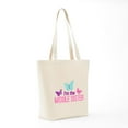 thumbnail image 7 of CafePress - I'm The Middle Sister Butterfly Tote Bag - Unisex Canvas Tote Bag, Beige, 1-Piece, 7 of 7