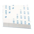thumbnail image 2 of Cable plano flexible Uxcell AWM 20624 80C 60V VW-1 de 0.04" de paso 24 pines 8" 10Pcs, 2 of 5