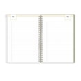 thumbnail image 3 of Blue Sky Day Designer Zip Pocket Cover Notebook, 5.75" x 8.5" Undated Journal, 160 Lined & Perforated Pages, Index Pages, Gold Durable Twin Wire Binding, For Office & School, Butterfly Garden Cream, 3 of 5