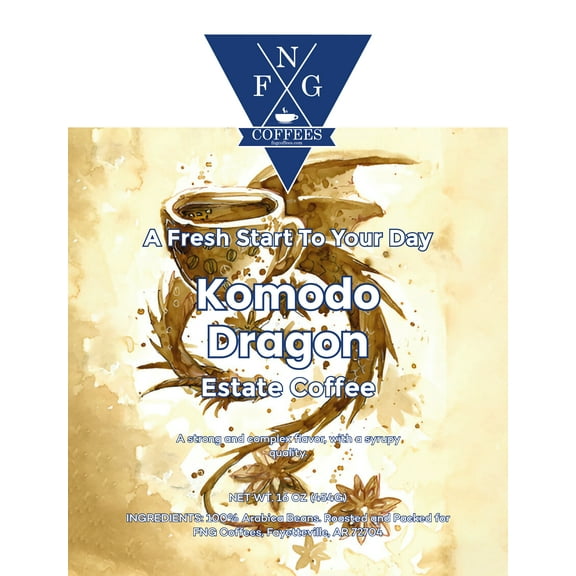 FNG Coffees- Komodo Dragon Estate Coffee- Whole Bean