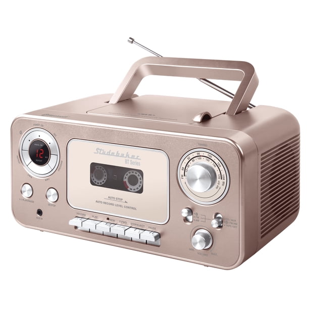 Reproductor de CD estéreo portátil Studebaker con Bluetooth