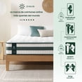 thumbnail image 4 of Zinus Comfort Colchón en Caja Queen Size con 3 capas de Memory Foam y Resortes Independientes, 30 cm de Altura Total, Aislamiento de Movimiento, Firmeza Media y Transpirable. Certificación CertiPur, 4 of 9