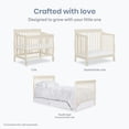 thumbnail image 5 of Dream On Me Aden 4-in-1 Convertible Mini Crib In French White, Greenguard Gold Certified, 5 of 8