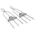 thumbnail image 1 of Brocheta para parrilla brocheta para barbacoa de acero inoxidable fácil de limpiar para acampar ANGGREK Otros, 1 of 8