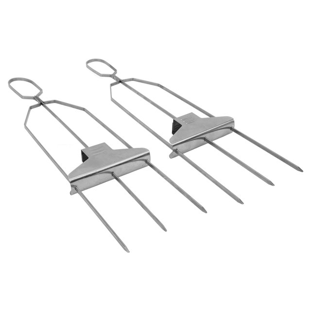 Brocheta para parrilla brocheta para barbacoa de acero inoxidable fácil de limpiar para acampar ANGGREK Otros