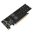 thumbnail image 3 of Adaptador Quad M.2 NVMe A PCIe 4.0 X16, Adaptador PCIE 4.0 X16 PA04 RTK 4x32Gbps Rendimiento Estable Profesional Para PC, 3 of 7