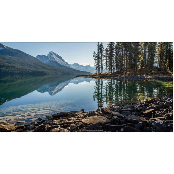 Trademark Fine Art "Lake Sunlight" Canvas Art by Pierre Leclerc