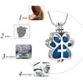 thumbnail image 5 of Pet Cremation Jewelry for Dog/Cat Paw Stainless Steel Memorial Locket Urn Necklace with Hollow Urn Cremation Jewelry for Ashes, 5 of 6