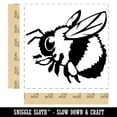 thumbnail image 2 of Cute Chubby Bumblebee Bee Insect Self-Inking Rubber Stamp Ink Stamper - Red Ink - Large 1-1/2 Inch, 2 of 7