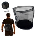 thumbnail image 2 of Visland Ball Storage Bag Mesh Carry Bag Large Capacity Wear-Resistant Drawstring Sling Basketball Volleyball Carrying Bag, 2 of 7