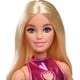 thumbnail image 3 of Barbie Fashionistas Doll #230 with Blond Hair, Wearing Metallic Pink Minidress with Heart Cut-Out, White Bracelet and Heels, 3 of 5